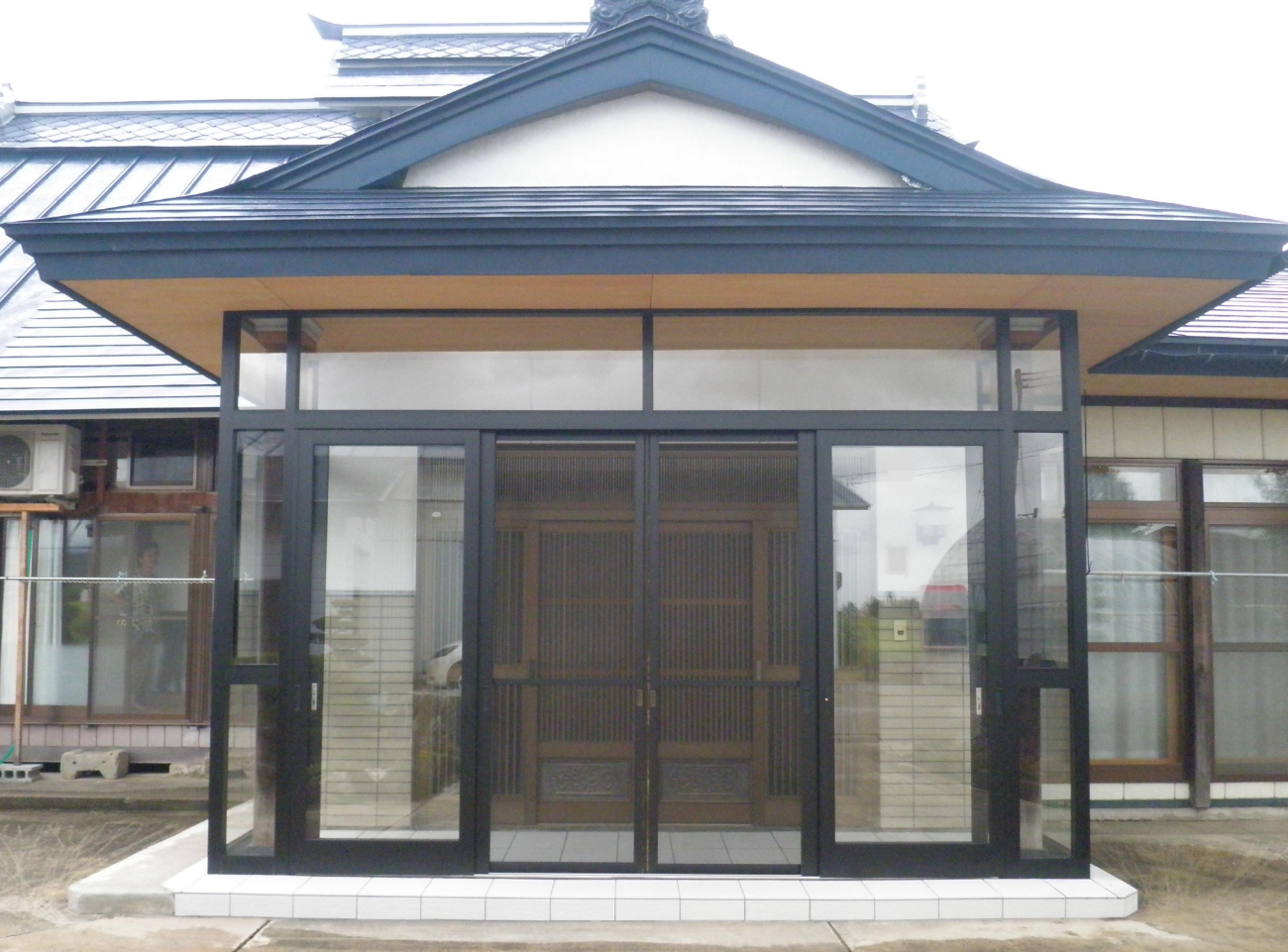 風除室設置 リフォーム工事 株式会社 本多建設